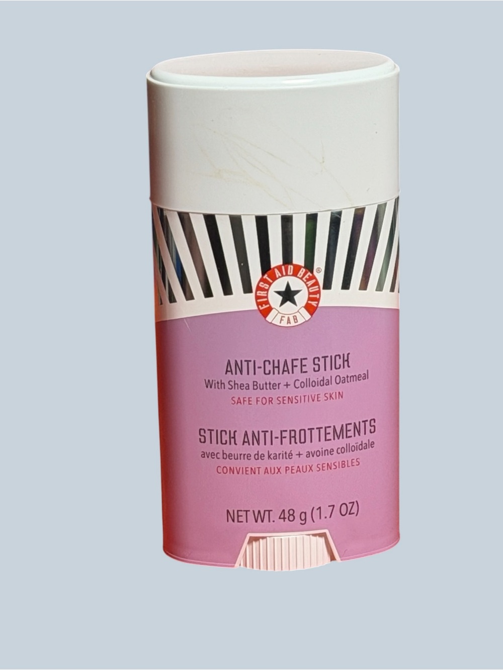 First Aid Beauty Anti-Chafe Stick - Pink and White Packaging 1.7 Oz. - Picture 2 of 6